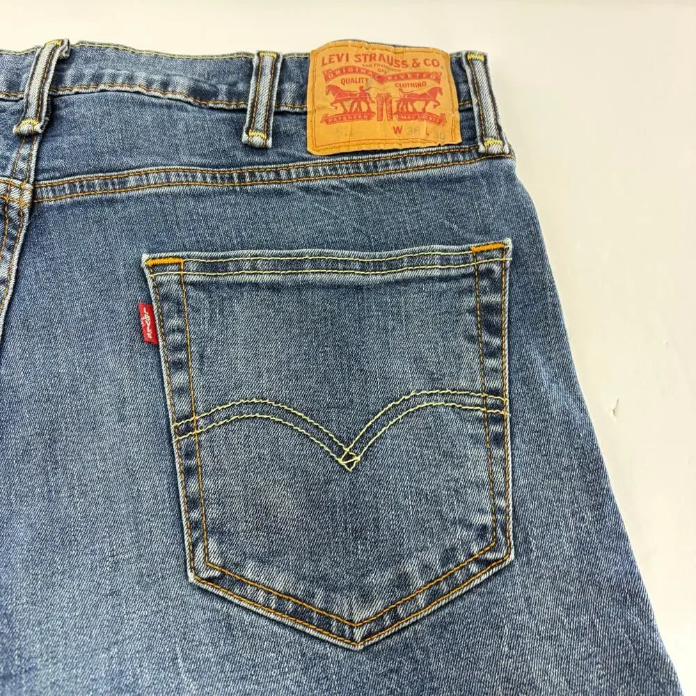 Levi's 511 Slim Fit Jeans Medium Wash W38 L30 Men's Vintage Denim